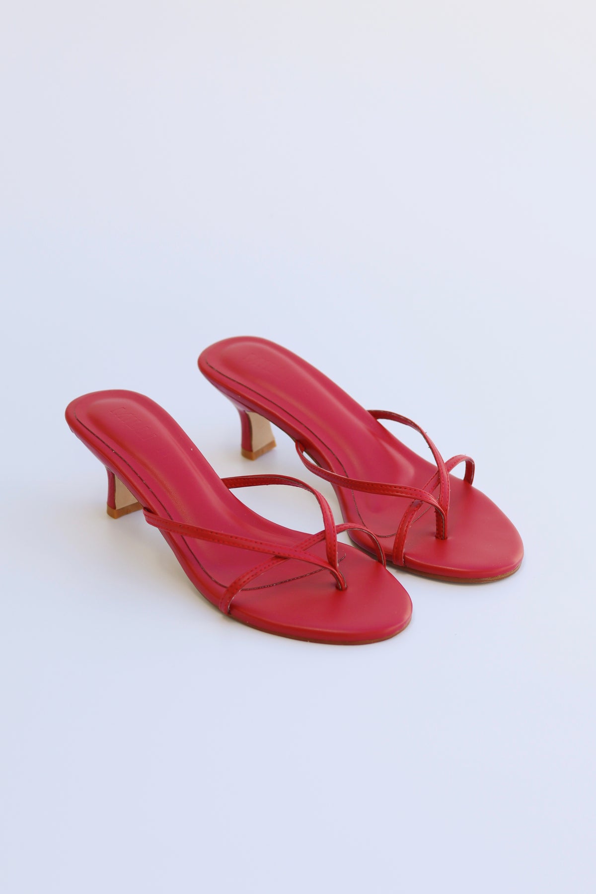 Milli Label Poppy Heels in Cherry – MILLI