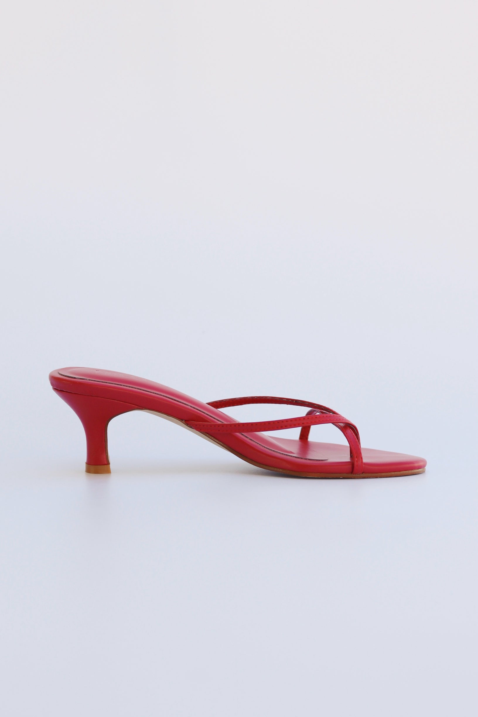Milli Label Poppy Heels in Cherry – MILLI
